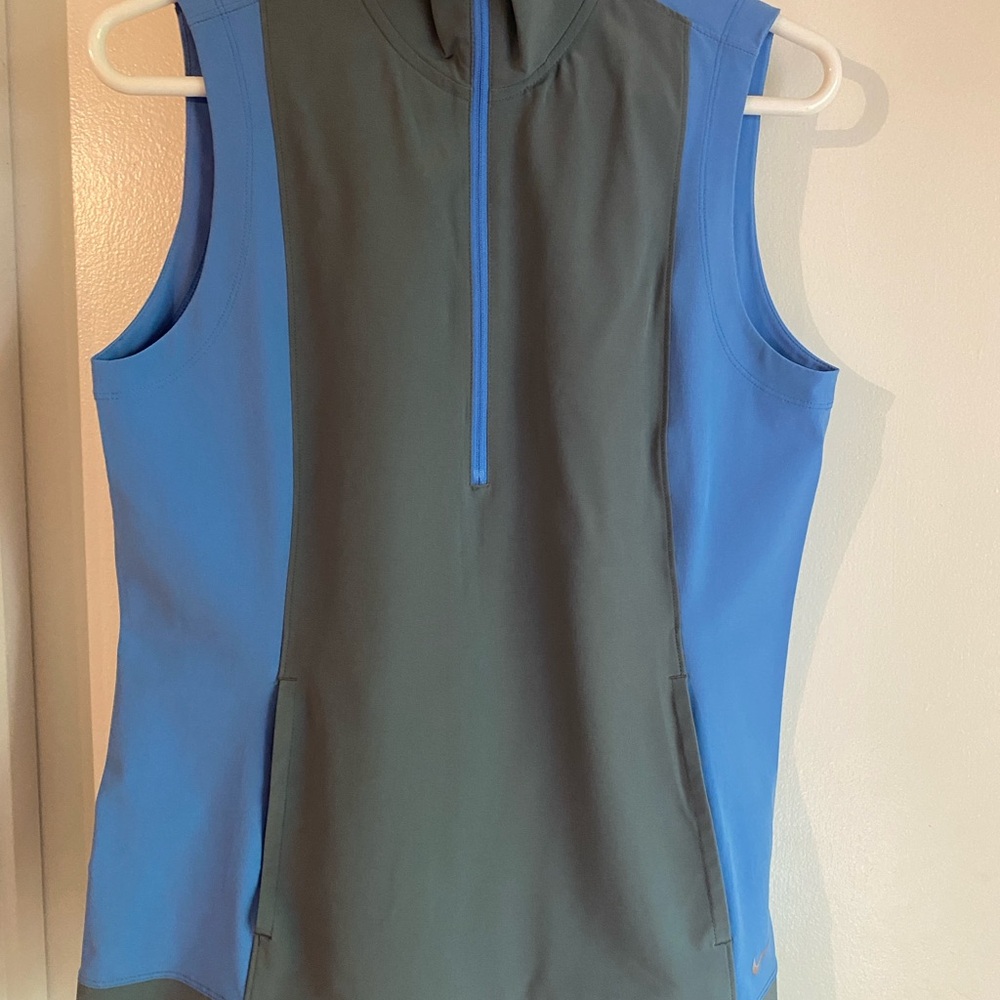 Nike Golf Tour Performance Vest in Blue and Gray